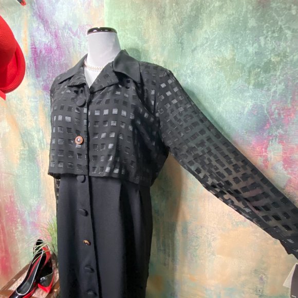 NWT📌Jaclyn Hart Vintage Buttoned through Dress - Picture 4 of 14